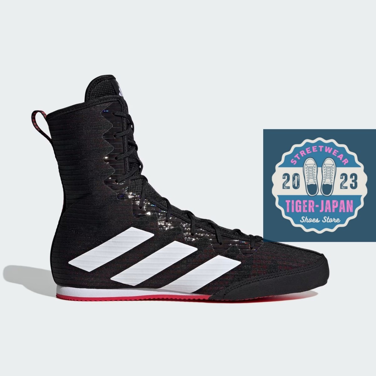 adidas Box Hog 4 IH2730 Core Black Cloud White Pure Ruby Men  display picture 2