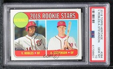 2018 Heritage Rookie Stars Victor Robles Andrew Stevenson PSA 10 GEM MT 0y6g