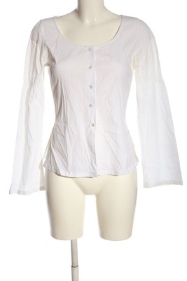 WINDSOR Hemd-Bluse Damen Bluse Gr. DE 34 weiß Casual-Look
