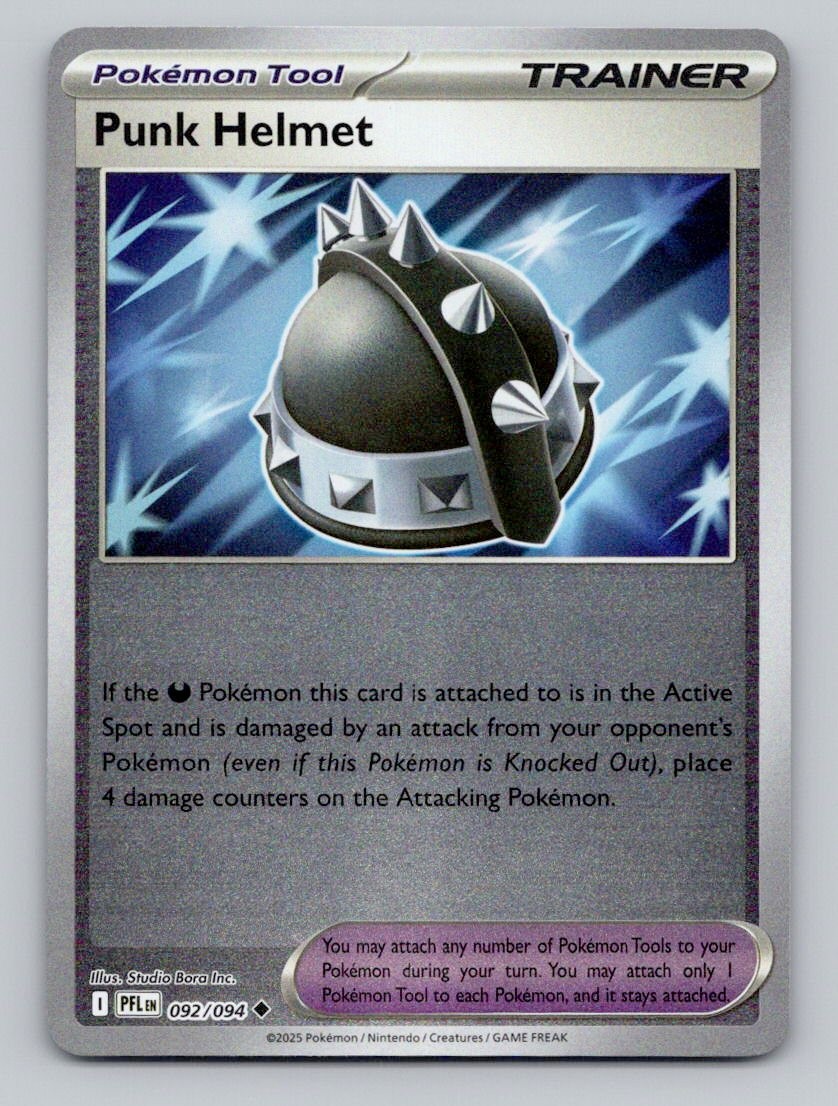 Reverse Holo Punk Helmet 092/094 Uncommon Phantasmal Flames Pokemon