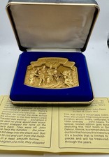 JOHN DEERE Belt Buckle 150 Years Limited Gold Plated Great Christmas Gift