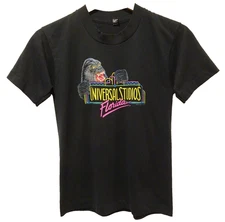 S Vtg 90s Universal Studios Florida King Kong Skate Punk Single Stitch T-Shirt