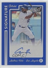2017 Panini Chronicles Donruss Signature Series Blue 66/99 Andrew Toles Auto 0e7