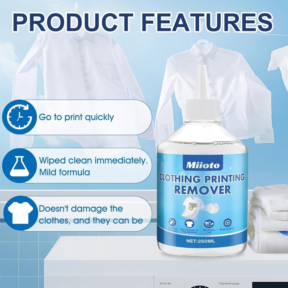 Druckecke Flexentferner 260ml - Entfernt Aufdrucke Von Textilien Ohne Stechenden Geruch