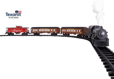 Pennsylvania Flyer Battery O Gauge Toy Train Set with Remote, Locomotive, Train