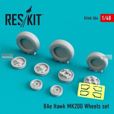 RESRS480304 1:48 ResKit BAe Hawk MK200 Wheels Set