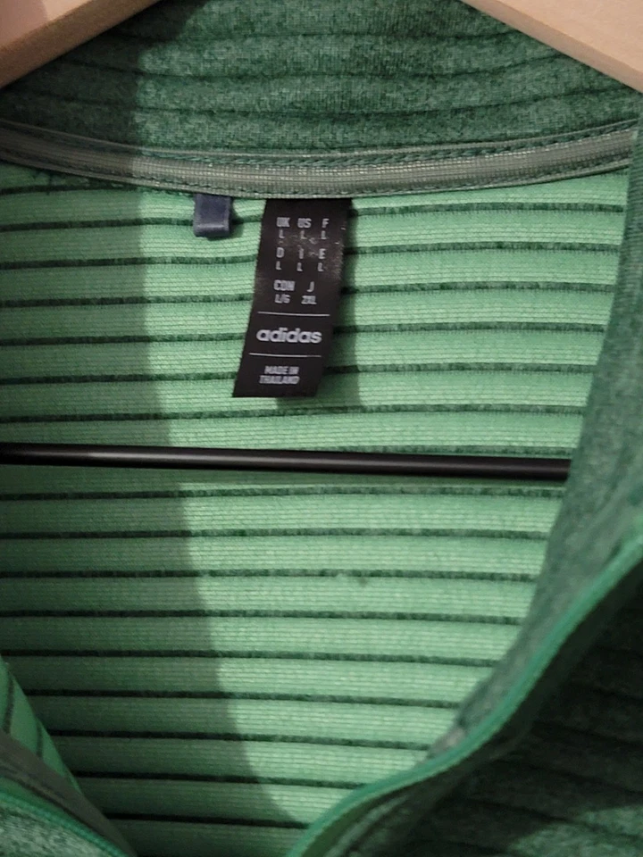 Adidas Colegial Verde Manga Larga T Prendas Exteriores Hombre Talla L Foto 3 de 4