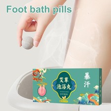 Soaking Foot Pills Ai Cao Red Flower Old Ginger Sichuan Foot Ball Bath Q0G0