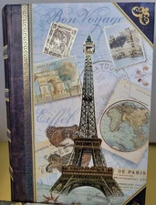 Punch Studio EIFFEL Faux Book Keepsake Box 6.5"  NEW