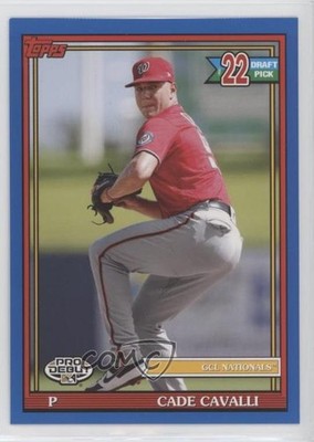 2021 Topps Pro Debut Blue 107/150 Cade Cavalli #PD-170 06z2