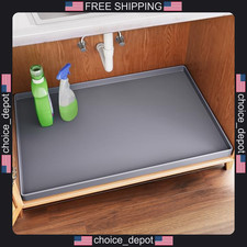 1 Rectangular Silicone Under Sink Mat for Kitchen and Bathroom