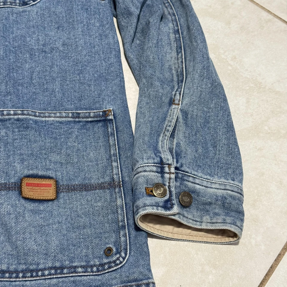 Lauren Jeans Co Ralph Lauren Denim Chore Jacket Safari Outfitters Women's Small - Image 2 of 4
