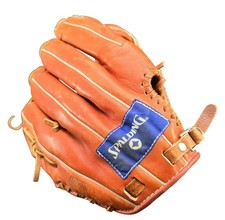 Spalding Left-Handed Baseball Glove The Hustler Leather 42-633 Deep Pocket CM208