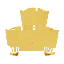 ALLEN BRADLEY 1492-JD3-Y TERMINAL BLOCK, 2-CIRCUIT, 600V, 20A, YELLOW