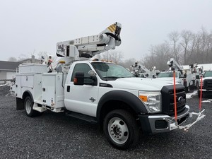 2016 Ford F-550 Used Altec AT40M Utility Bucket Truck Material Handler Jib 4X4