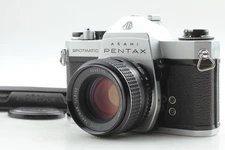 [N MINT+] Pentax Spotmatic SP F Film Camera + SMC Takumar 55mm F1.8 From JAPAN
