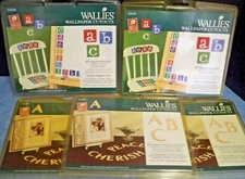Wallies Cutout Letters Alphabet 71 Pc 5 New Packs Prepasted Colors & Parchment