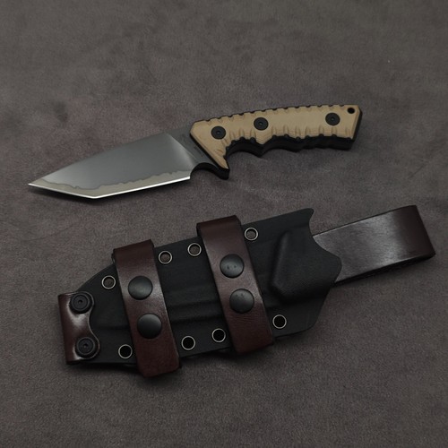 Miller Outdoor straight Knife Camping Survival Knife DV53 Blade G10 handle - Picture 2 of 7