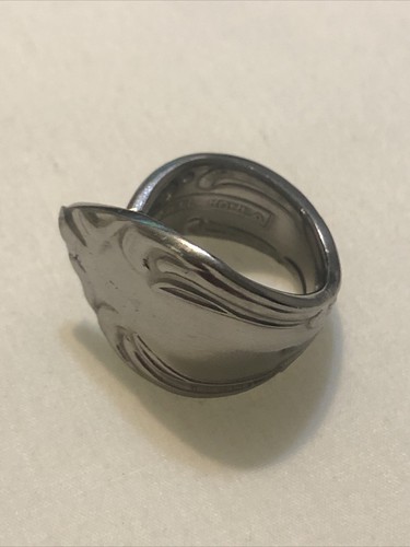Vintage Stainless Steal Spoon Ring Size 5 - Picture 9 of 9