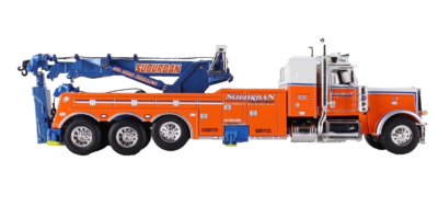 1/64 DCP SUBURBAN TOWING PETERBILT 389 36