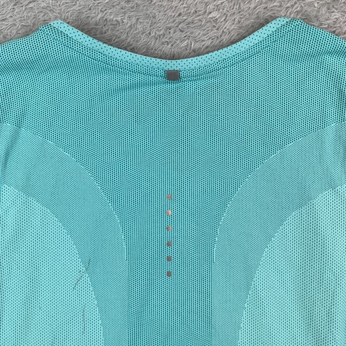 Nike Running Short Sleeve Blue Workout Top Women's Size Medium M - Foto 9 di 16