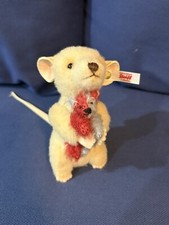 Lina Mouse with Harlequin Teddy Bear by Steiff limited edition 007385