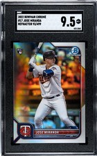 JOSE MIRANDA 2022 Bowman Chrome Refractor 93/499 RC #17 SGC 9.5 MINNESOTA TWINS