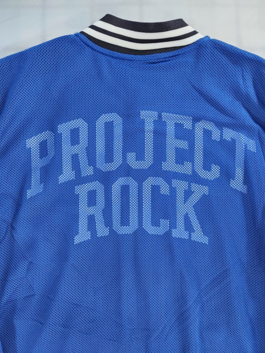 Under Armour 1377437 471 Project Rock Mesh Varisty Jacket