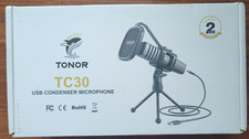 TONOR TC30 USB Cardioid Condenser Computer PC Microphone w Tripod and Pop Filter