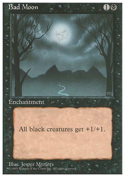 Bad Moon (x1) - MTG 4th Edition - R120 - EX/NM- 4RCards