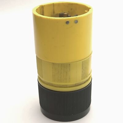 Legrand CS8265 Turn Lock Plug CA Style, 50A, 250V, 3-Pole, 4-Wires, 0-18AWG