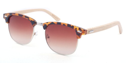 Eco Bamboo Hand Made Mens Womens Classic Retro Club master Way far Sunglasses - Picture 21 of 35