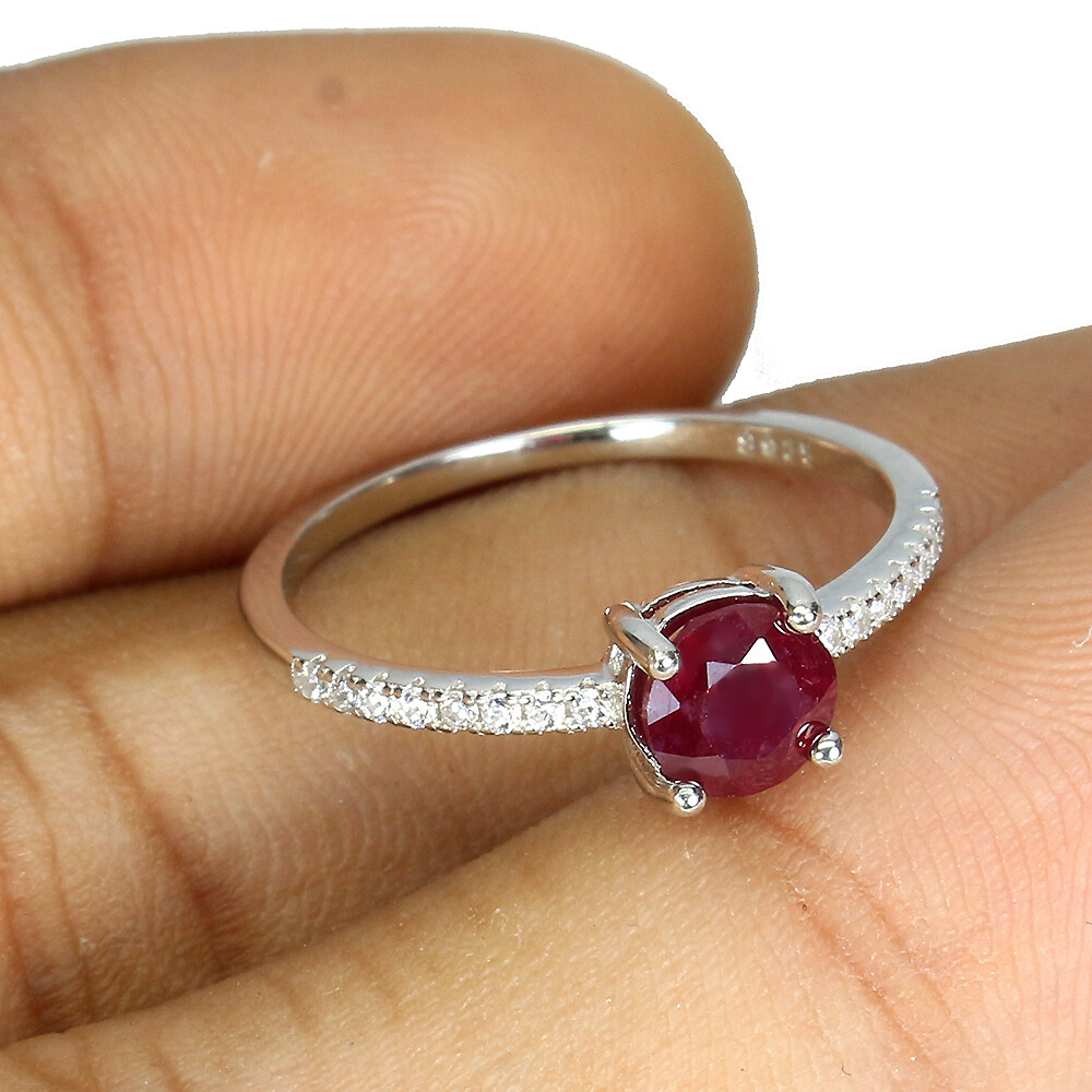 STERLING RUBY CHRON 美品 KARMA Marquise-Cut Lab-created Emerald, White Lab-Created Sapphire