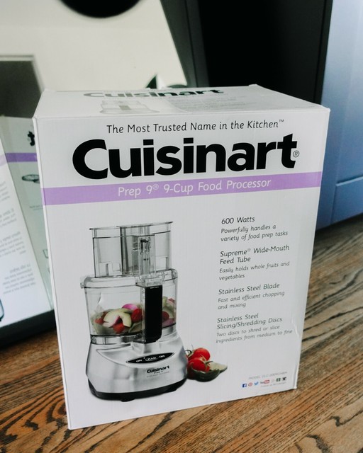 Cuisinart Prep 9Cup Food Processor with Brushed Stainless Finish, for