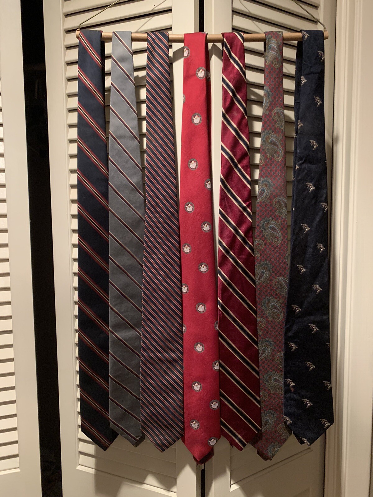 Mens ties Vintage 7 Ties 1980’s Preowned eBay