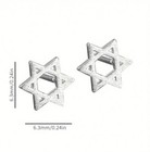 Star Of David Dainty Stud Earrings!  — photo 4
