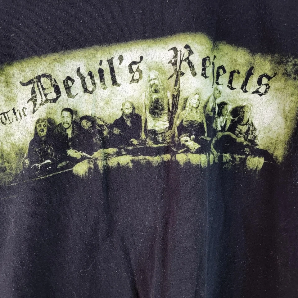 Camiseta De Colección Y2K THE DEVIL’S RECHACES Talla Pequeña Rob Zombie Película de Terror Promo Foto 2 de 4