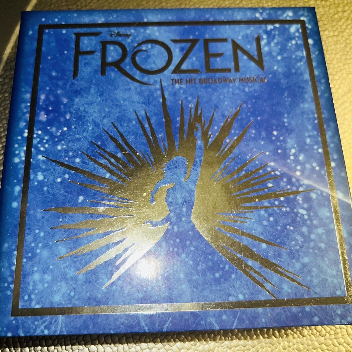 Frozen The Hit Broadway Musical Snowflake Glass Ornament +