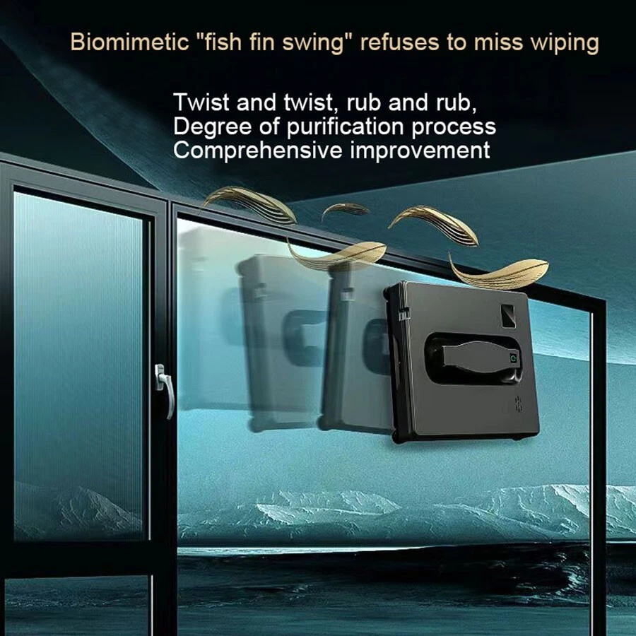 Fensterputzroboter Mit Sprühfunktion/Elektrischer Fensterputzer 3200PA Saugkraft - Bild 3 von 4