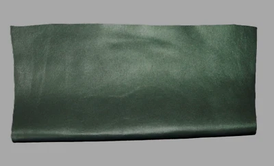 FADEN & CO Echtes Leder, Nappaleder Lammleder Lederstärke 0,7 mm Lederstücke Grün glänzend