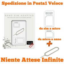 Universal Nano Micro Standard SIM Adapter Kit 3 with Smartphone Key