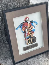 Captain Morgan 3D Pop Art By Ralph Sutton Framed  17 X 21 - Bar Man Cave