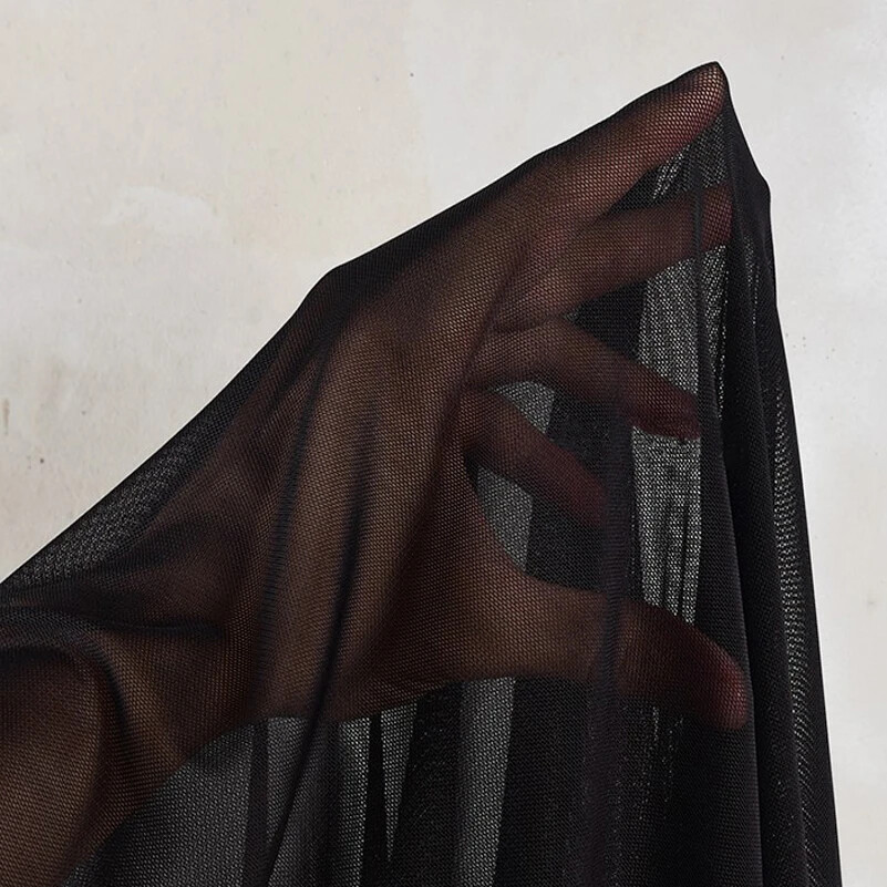 ALTRA 4 Vie Elasticizzato Pizzo Maglia Vestiti per Cucire Morbido Drappeggiato Fondo Camicia Calza