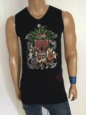 Ed Hardy  Sample  Skull/Heart Black Vest Size M
