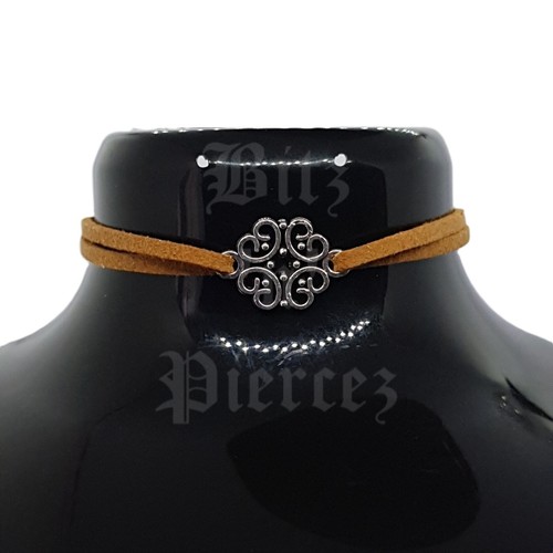 HANDMADE Flower Connector Charm Faux Suede Choker *UK SELLER* - Picture 35 of 78