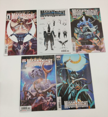 Phases of the Moon Knight #1-4 Complete Mini-Series Plus Variant (5 COMICS)
