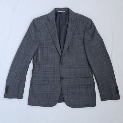 Canali Italy Current Label Herren Blazer Sakko Gr 46 R Wolle Sport Mantel Kar...