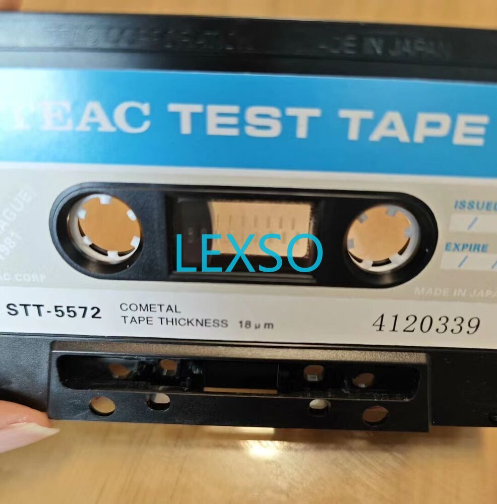 New TEAC TEST TAPE STT-5572 Cometal Tape Thickness 18um