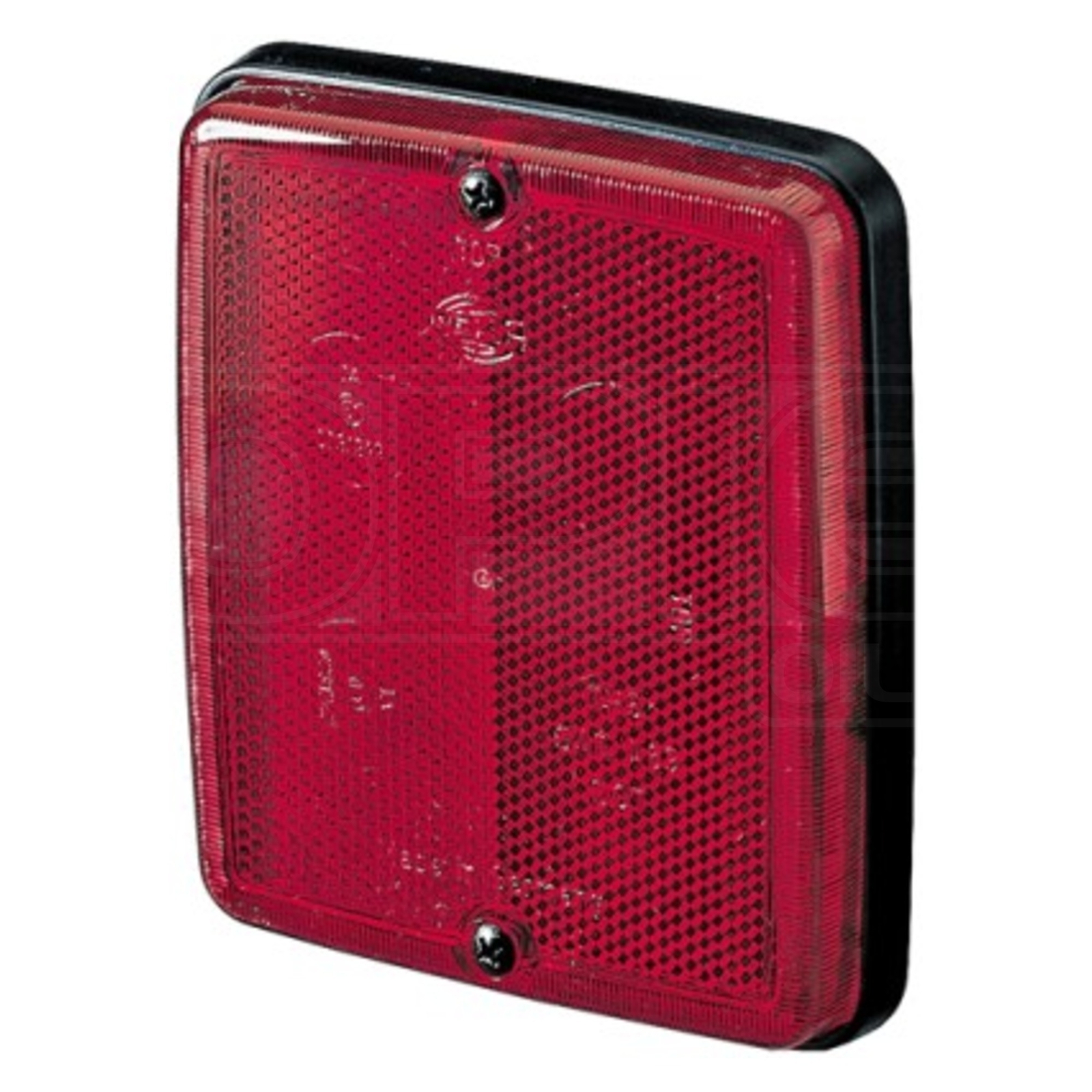 Rear Reflector Red reflex reflector with base plate HELLA 8RA 003 660-007