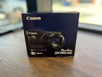 Canon PowerShot SX740 HS Digital Camera (Black) 2955C001 New in